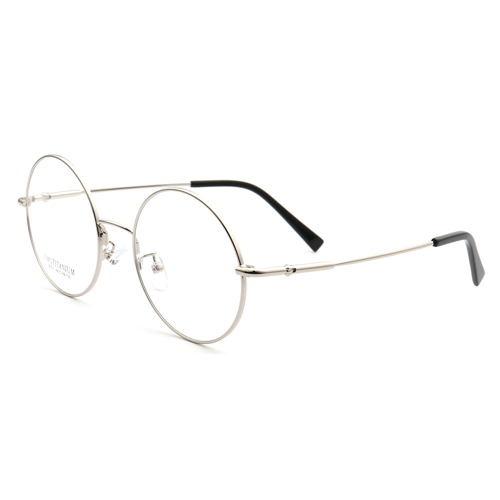 Hamilton | Mens & Womens Round Nerd Style Memory Metal Glasses | Flexible Bendable Eyeglasses Frames