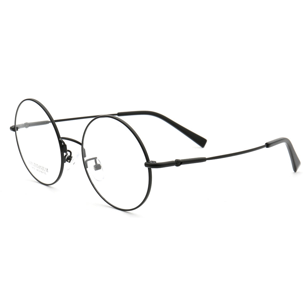 Hamilton | Mens & Womens Round Nerd Style Memory Metal Glasses | Flexible Bendable Eyeglasses Frames