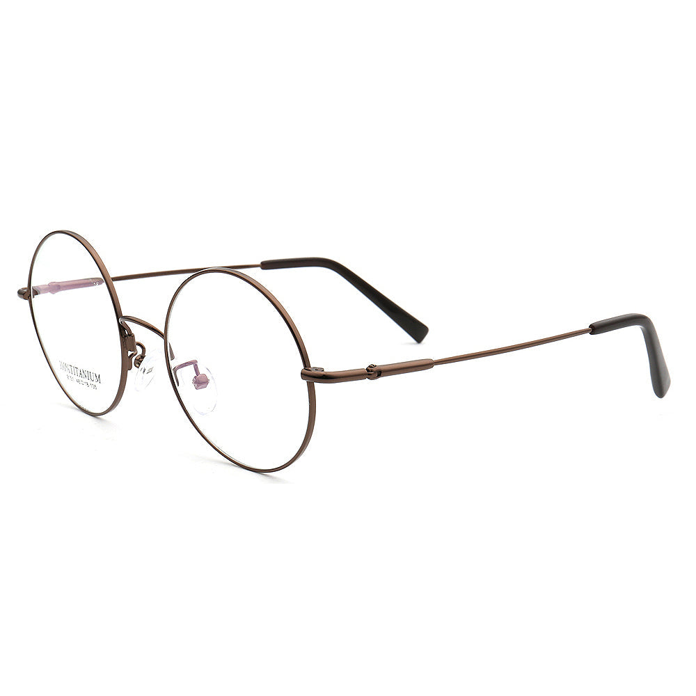 Hamilton | Mens & Womens Round Nerd Style Memory Metal Glasses | Flexible Bendable Eyeglasses Frames