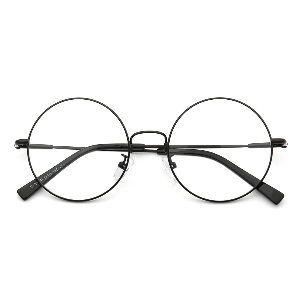 Hamilton | Mens & Womens Round Nerd Style Memory Metal Glasses | Flexible Bendable Eyeglasses Frames
