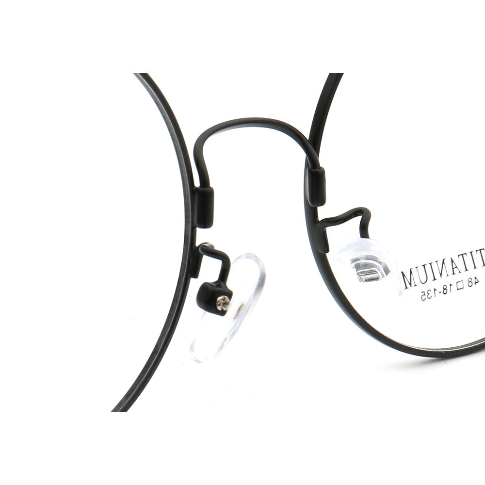 Hamilton | Mens & Womens Round Nerd Style Memory Metal Glasses | Flexible Bendable Eyeglasses Frames