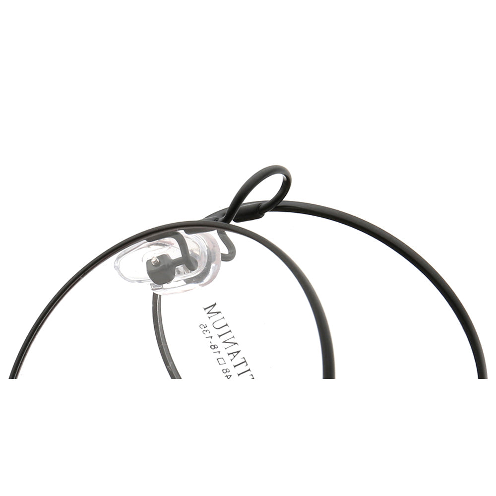 Hamilton | Mens & Womens Round Nerd Style Memory Metal Glasses | Flexible Bendable Eyeglasses Frames