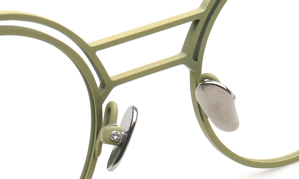 Echo | Round Titanium Stylish Eyeglass Frames Men | Vintage Women Double Bridge Glasses Frames Two Tone