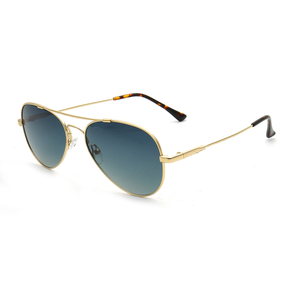 Dean | Vintage Pilot Memory Metal Mens Sunglasses | Classic Polarized Sun Glasses UV400