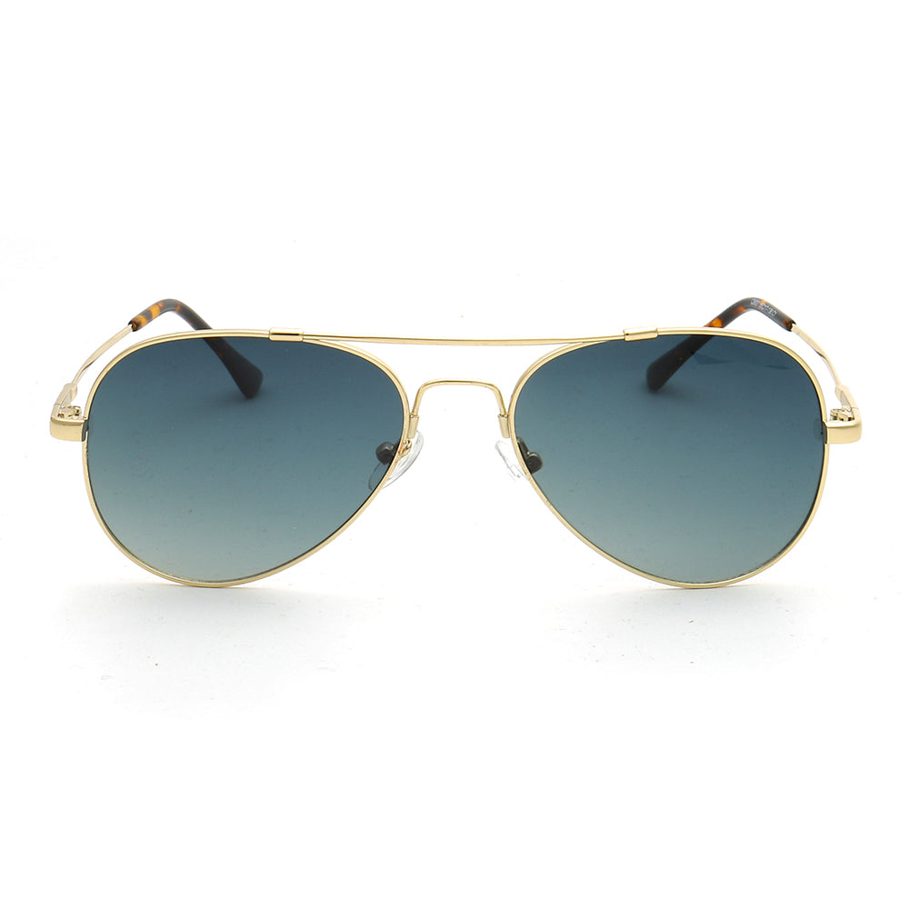 Dean | Vintage Pilot Memory Metal Mens Sunglasses | Classic Polarized Sun Glasses UV400