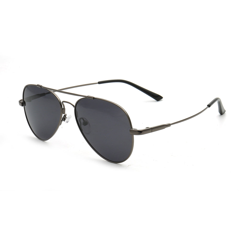 Dean | Vintage Pilot Memory Metal Mens Sunglasses | Classic Polarized Sun Glasses UV400