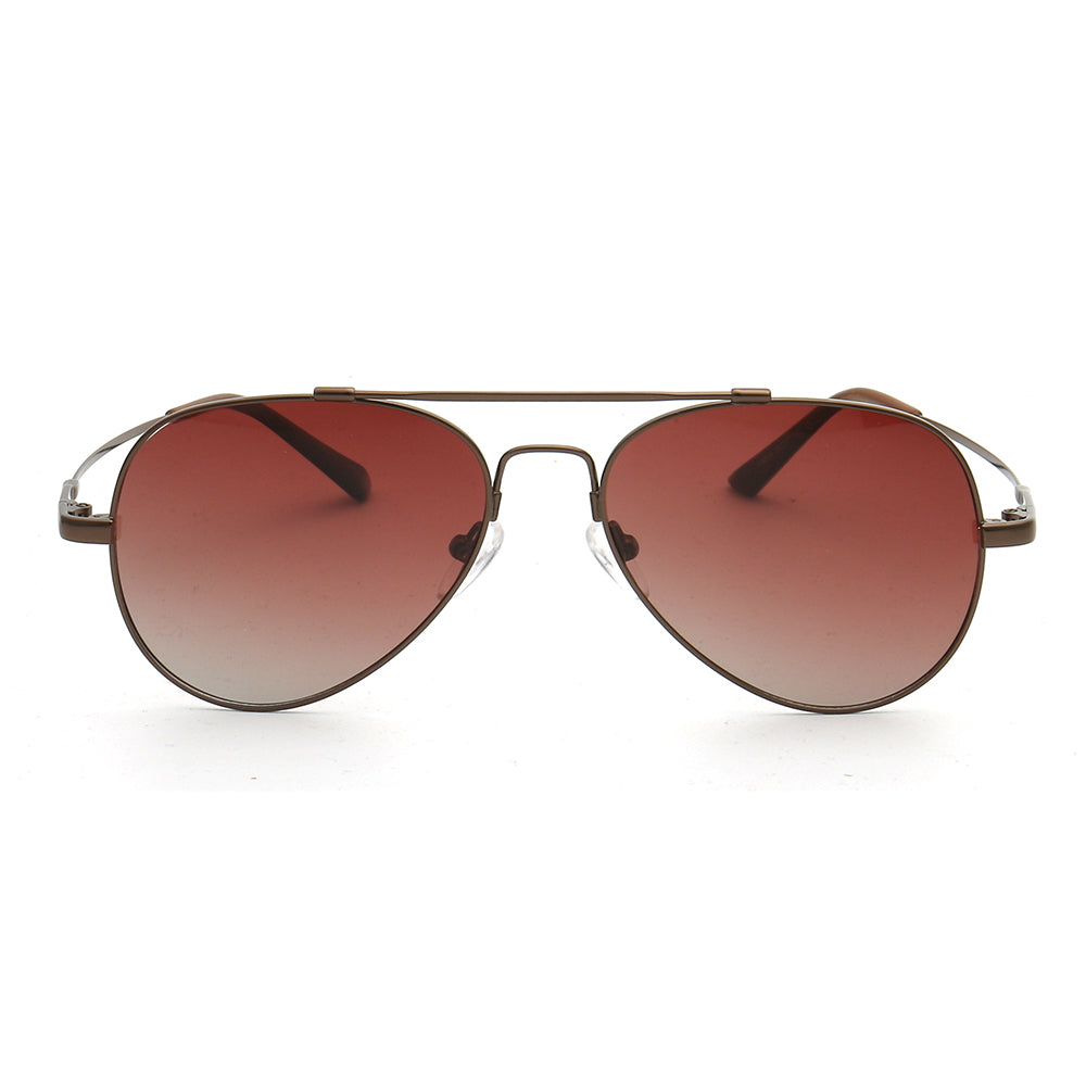 Dean | Vintage Pilot Memory Metal Mens Sunglasses | Classic Polarized Sun Glasses UV400