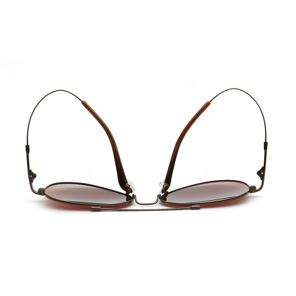 Dean | Vintage Pilot Memory Metal Mens Sunglasses | Classic Polarized Sun Glasses UV400