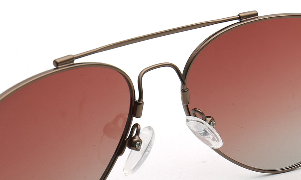 Dean | Vintage Pilot Memory Metal Mens Sunglasses | Classic Polarized Sun Glasses UV400