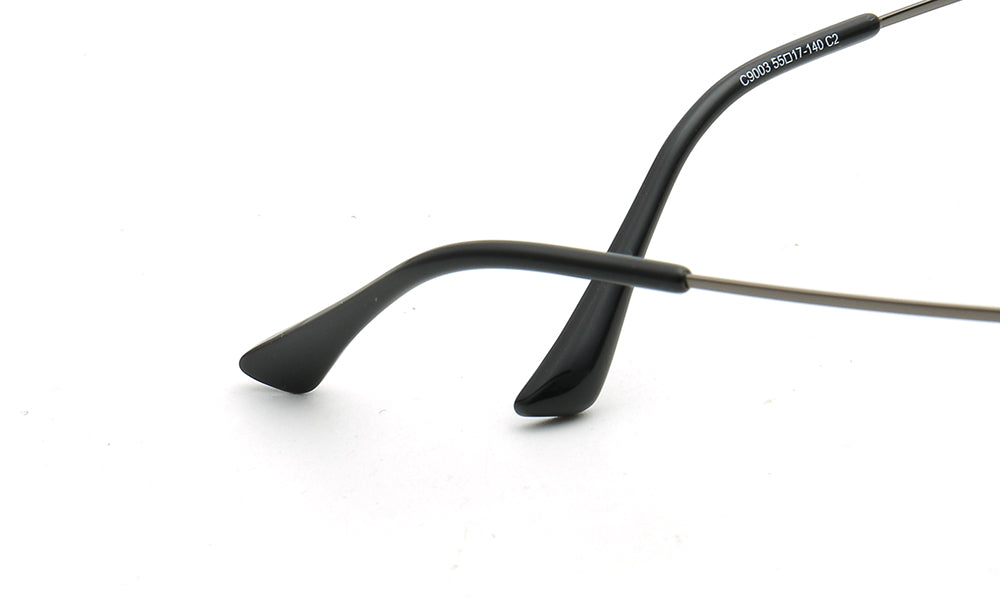 Domingo | Retro Pilot Style Sunglasses For Men & Women | Flexible Bendable Memory Metal Frame w/ Polarized Lenses