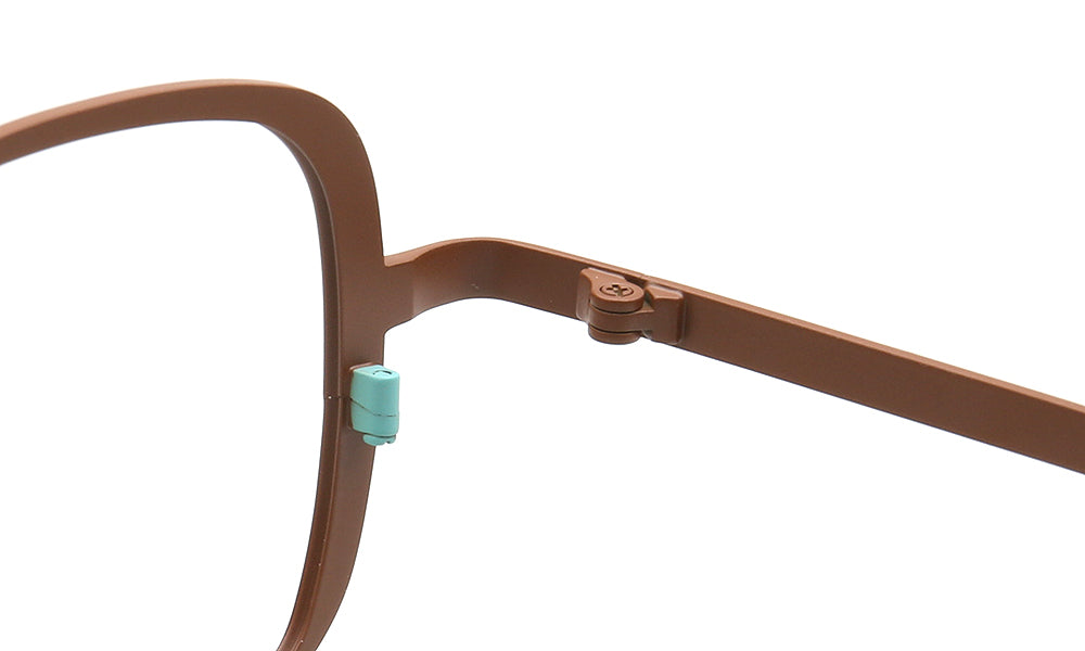 Jordyn | Trendy Mens Mismatch Eyeglasses Frames Two Tone | Funky Retro Titanium Square Round Spectacles