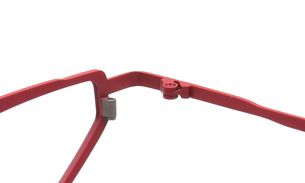 Alex | Funky Triangular Titanium Cat Eye Eyeglasses For Women | Vintage Geometric Hipster Men Glasses Frames