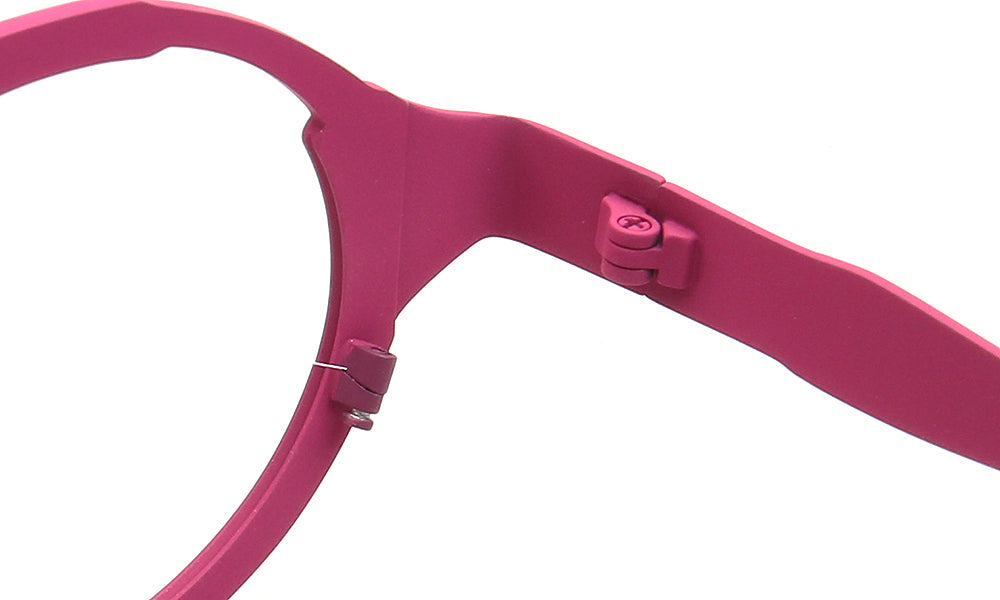 Skyler | Funky Mens Titanium Round Eyeglasses Oddball | Stylish Nerd Optical Glasses Frames for Women