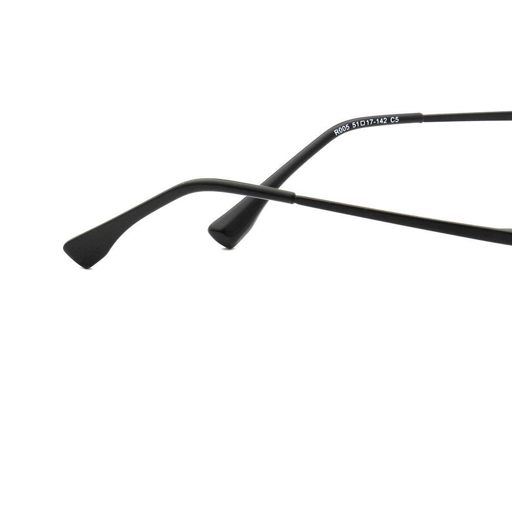 Duncan | Gold Square Business Eyeglasses For Men | Rectangle Metal Rimless Glasses Frame Online