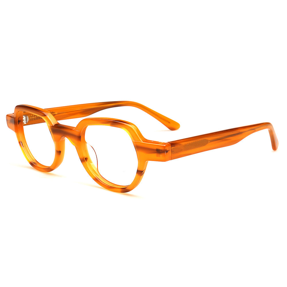 Brooklyn | Vintage Round Mens Eyeglasses Frames | Retro Tortoise Womens Geometric Trendy Eyewear