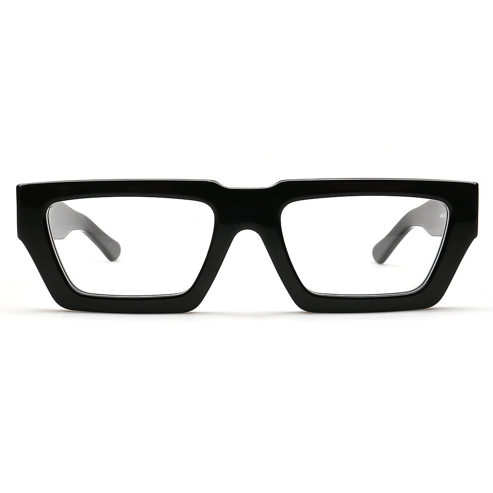 Finley | Oversize Trendy Mens Square Eyeglass Frames | Hipster Rectangle Womens Funky Eyewear