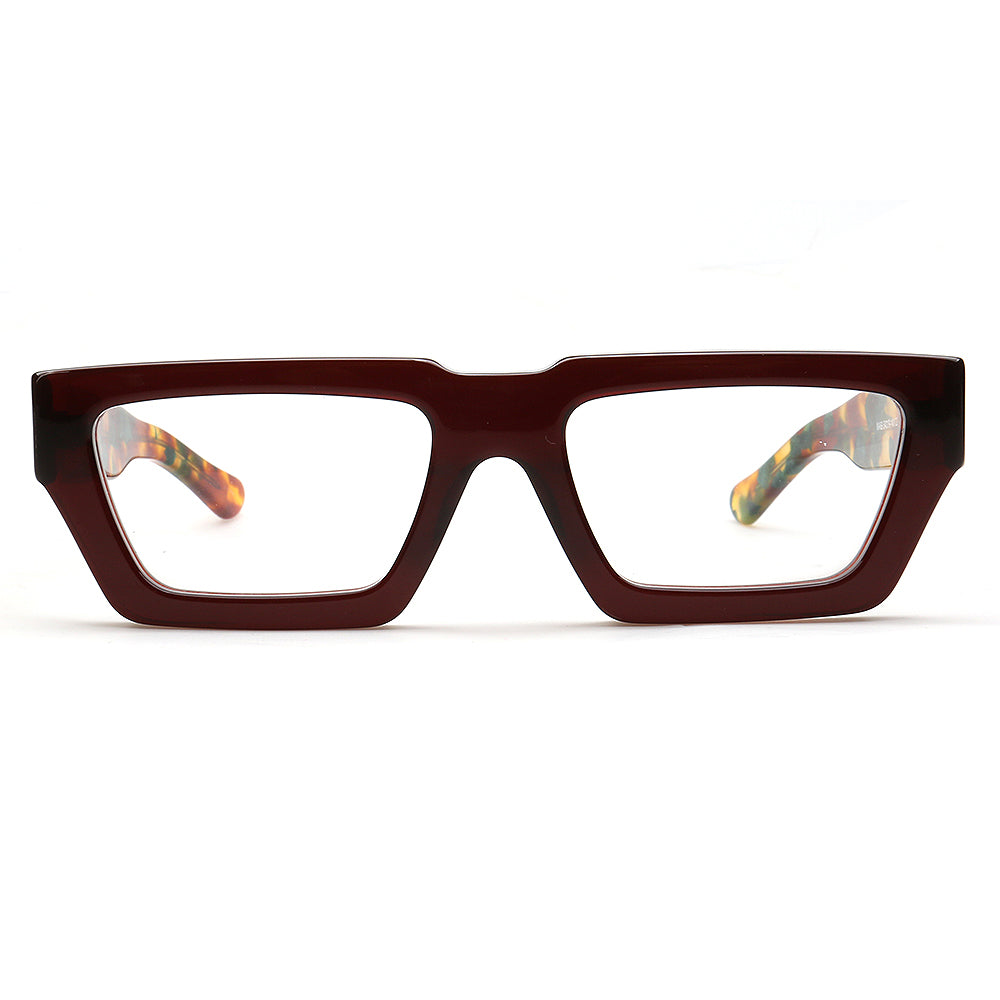 Finley | Oversize Trendy Mens Square Eyeglass Frames | Hipster Rectangle Womens Funky Eyewear