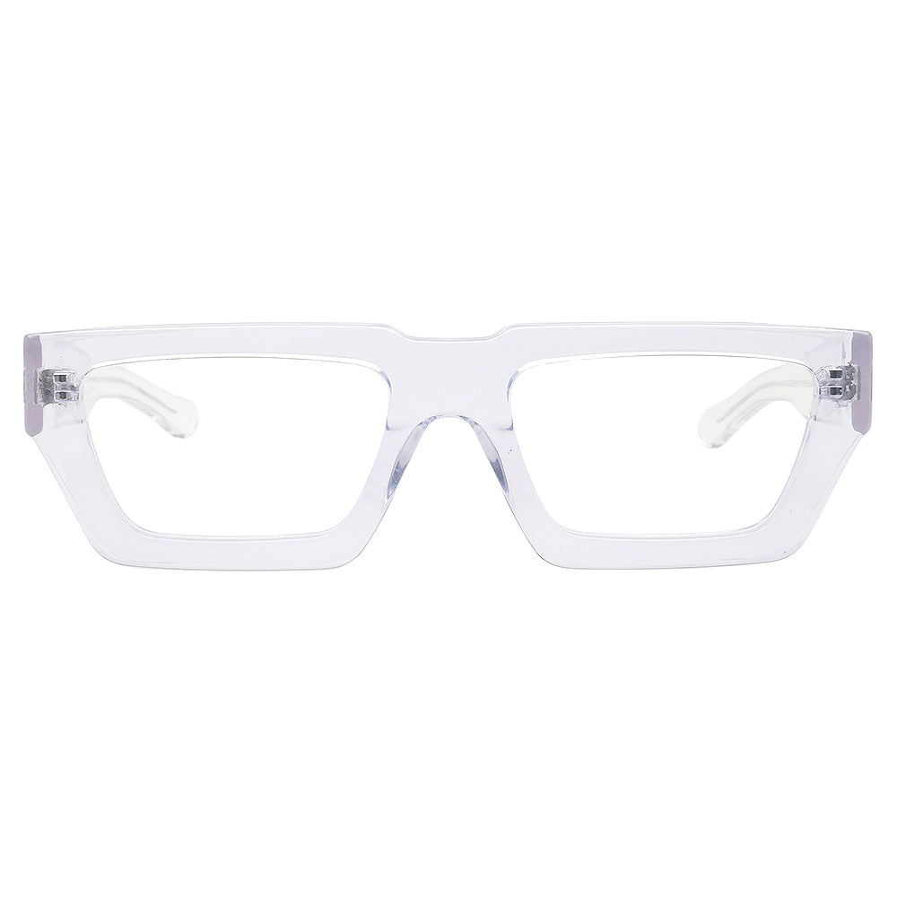 Finley | Oversize Trendy Mens Square Eyeglass Frames | Hipster Rectangle Womens Funky Eyewear