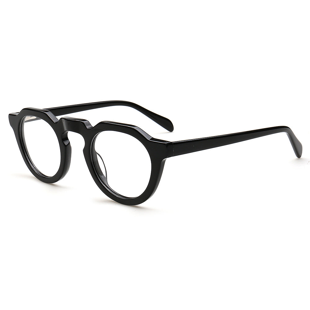 Cameron | Vintage Mens Round Eyeglass Frames | Retro Tortoise Womens Geometric Eyewear
