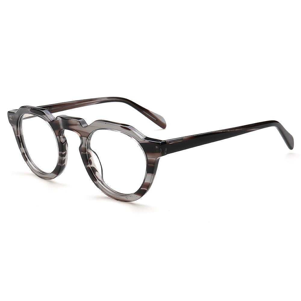 Cameron | Vintage Mens Round Eyeglass Frames | Retro Tortoise Womens Geometric Eyewear