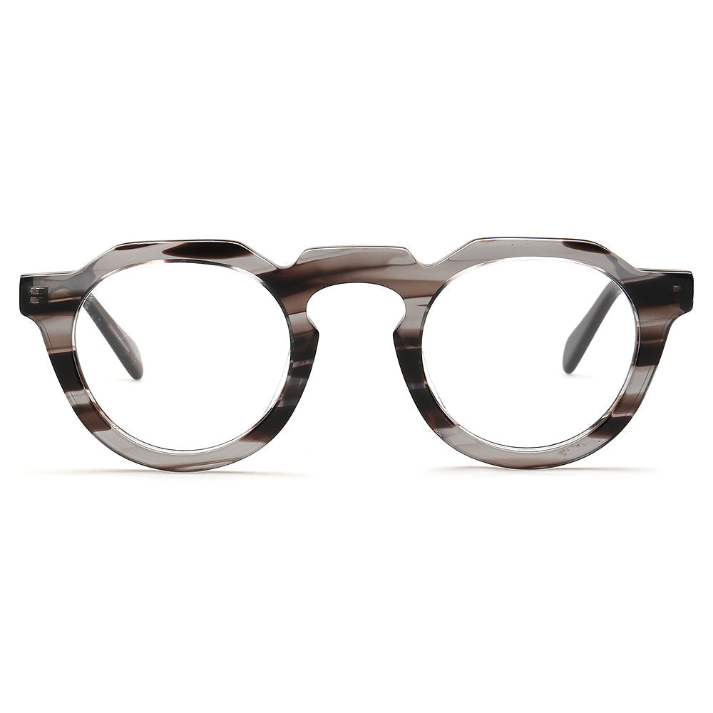 Cameron | Vintage Mens Round Eyeglass Frames | Retro Tortoise Womens Geometric Eyewear