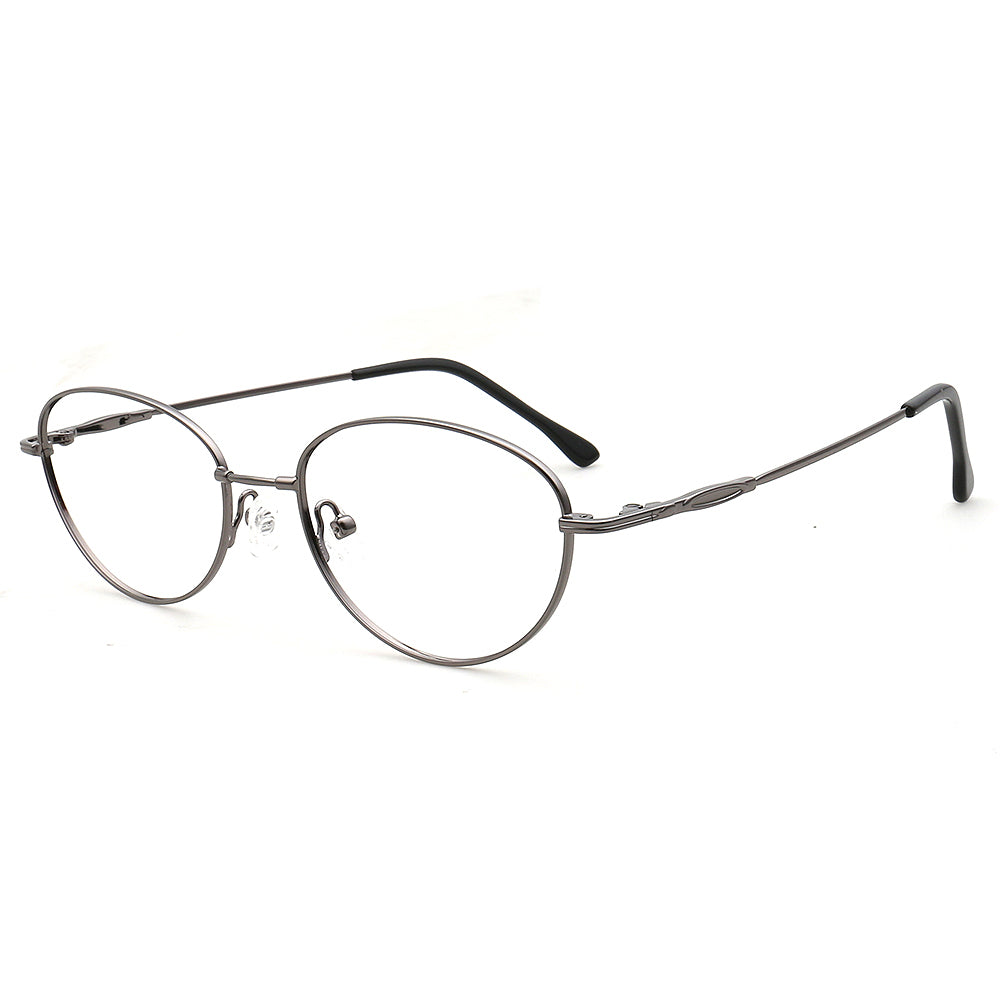 Darcy |  Womens Flexible Memory Metal Oval Glasses Frames