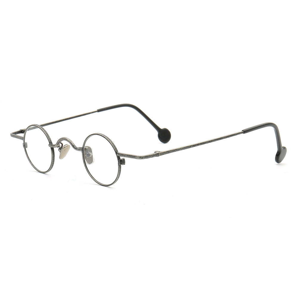 Jefferson | Geek Style Full Rim Metal Eyeglasses | Round Vintage Nerd Glasses Frames