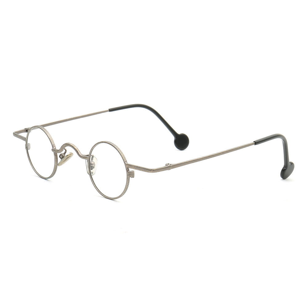 Jefferson | Geek Style Full Rim Metal Eyeglasses | Round Vintage Nerd Glasses Frames
