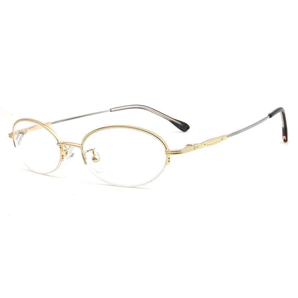Josie | Bendable Womens Half Rim Oval Glasses Frames