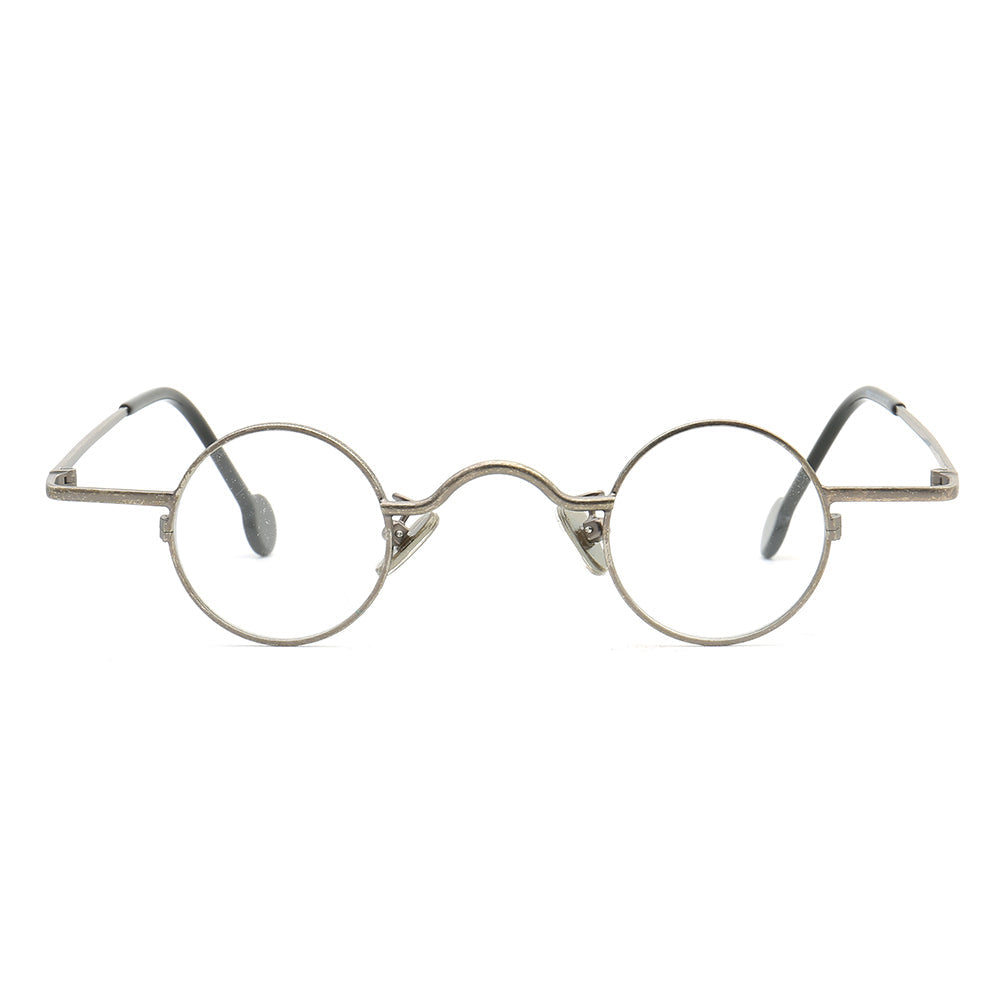 Jefferson | Geek Style Full Rim Metal Eyeglasses | Round Vintage Nerd Glasses Frames