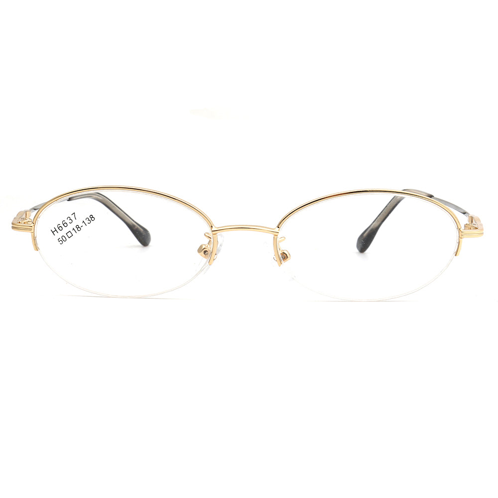 Josie | Bendable Womens Half Rim Oval Glasses Frames