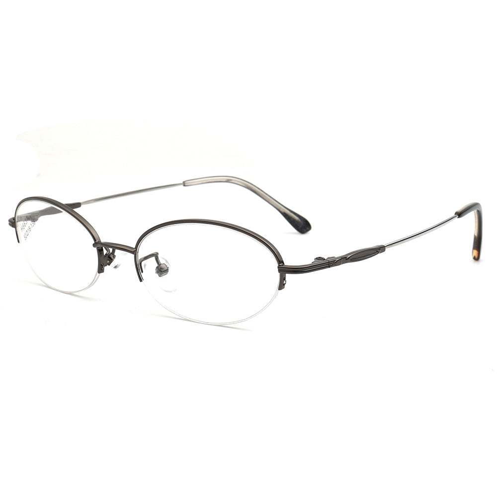 Josie | Bendable Womens Half Rim Oval Glasses Frames