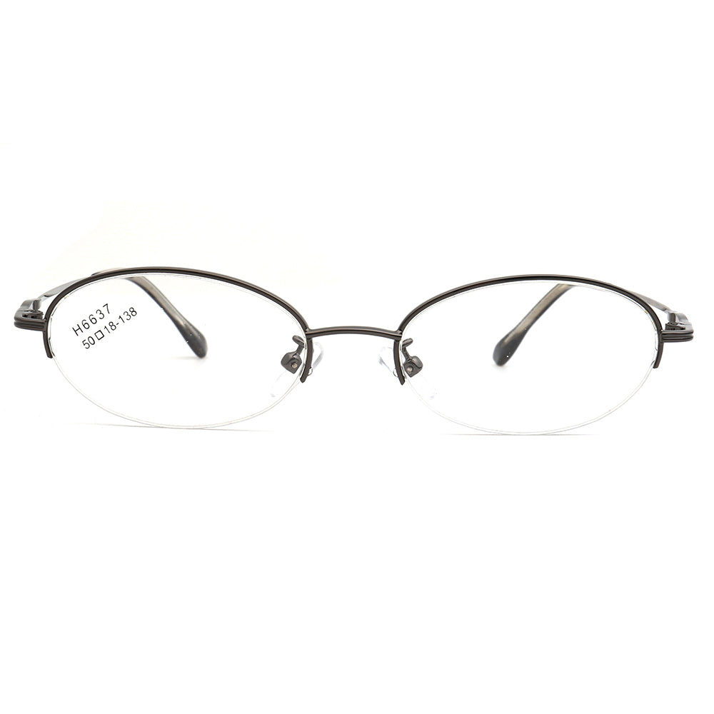 Josie | Bendable Womens Half Rim Oval Glasses Frames