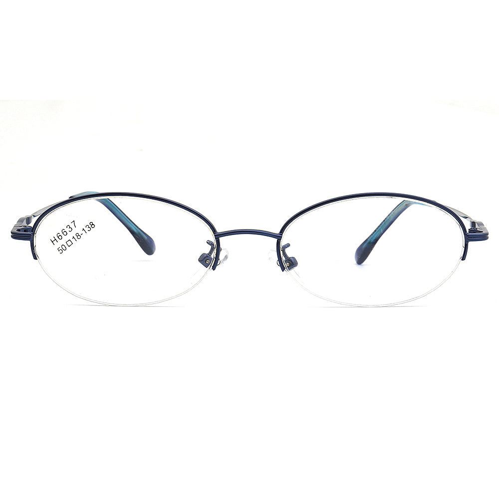 Josie | Bendable Womens Half Rim Oval Glasses Frames