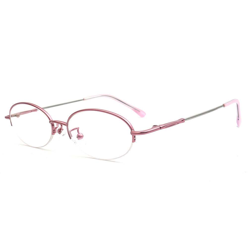 Josie | Bendable Womens Half Rim Oval Glasses Frames