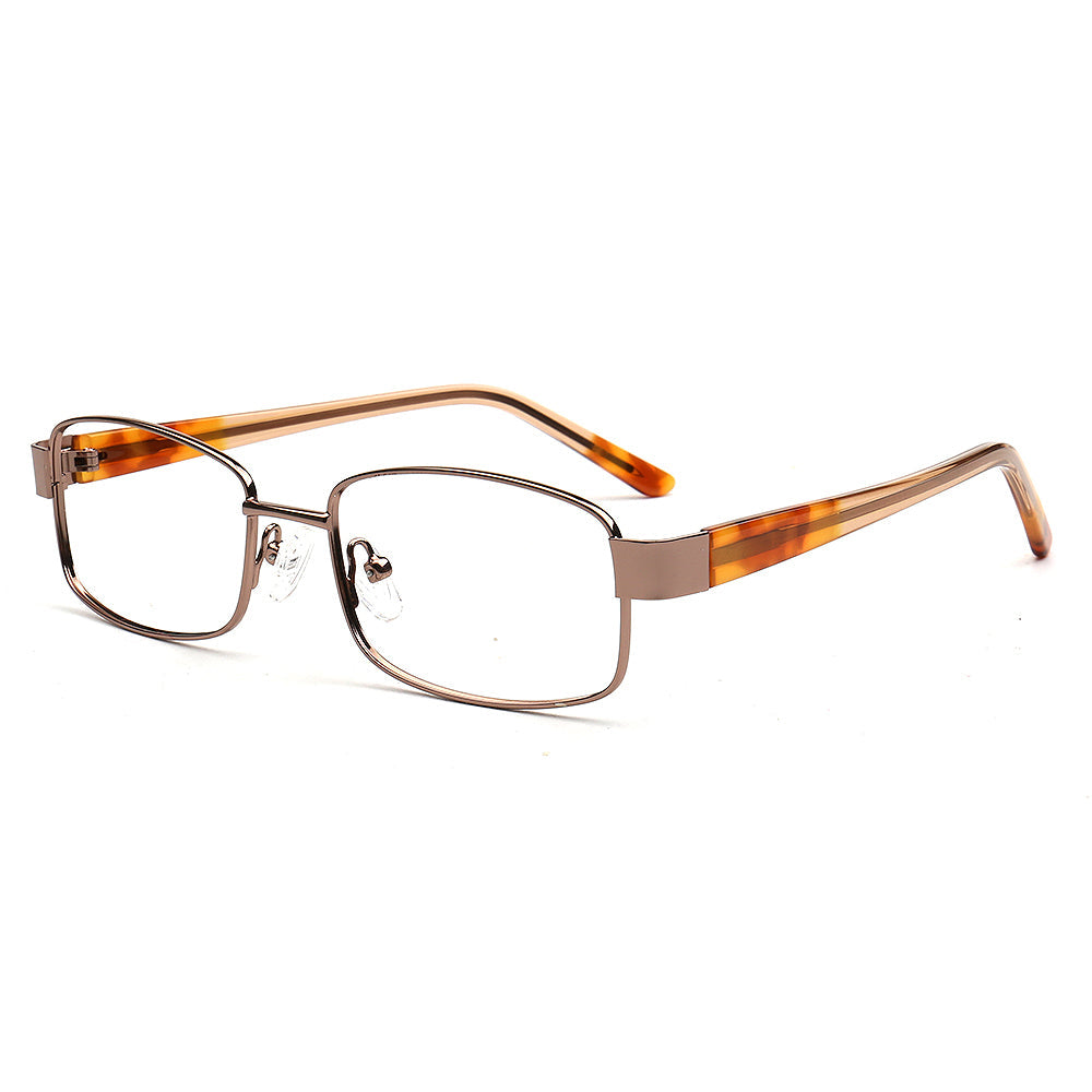 Lily | Classic Women Metal Glasses Frames |  Retro Rectangle Female Tortoiseshell Spectacles