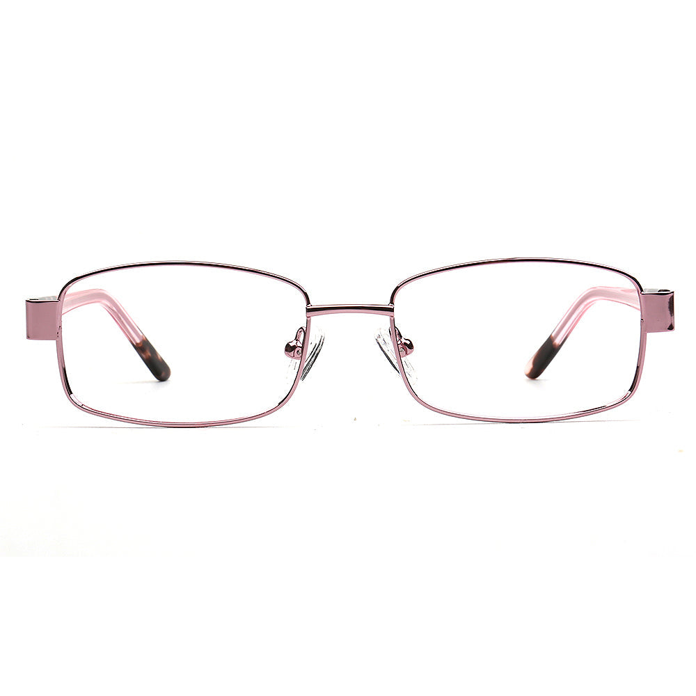 Lily | Classic Women Metal Glasses Frames |  Retro Rectangle Female Tortoiseshell Spectacles