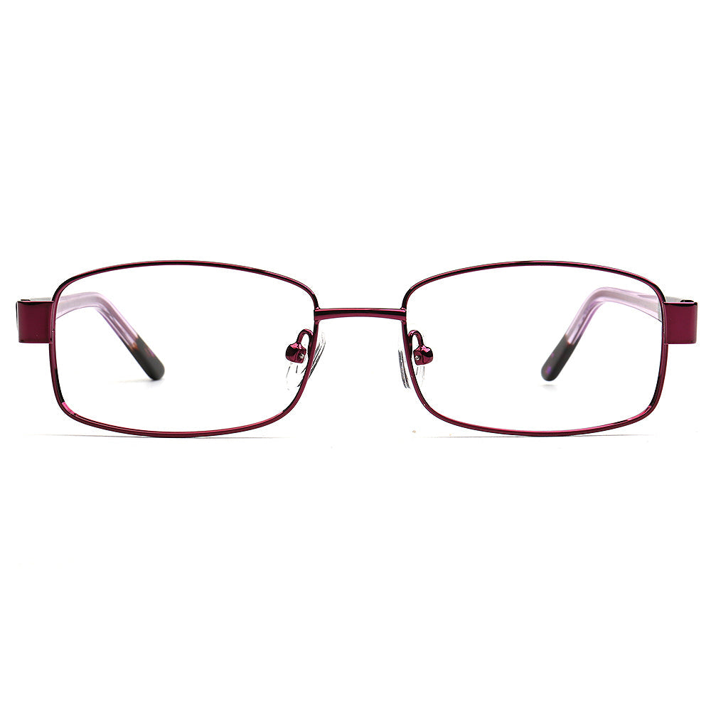 Lily | Classic Women Metal Glasses Frames |  Retro Rectangle Female Tortoiseshell Spectacles