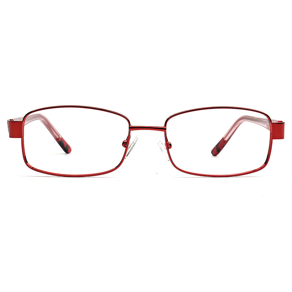 Lily | Classic Women Metal Glasses Frames |  Retro Rectangle Female Tortoiseshell Spectacles