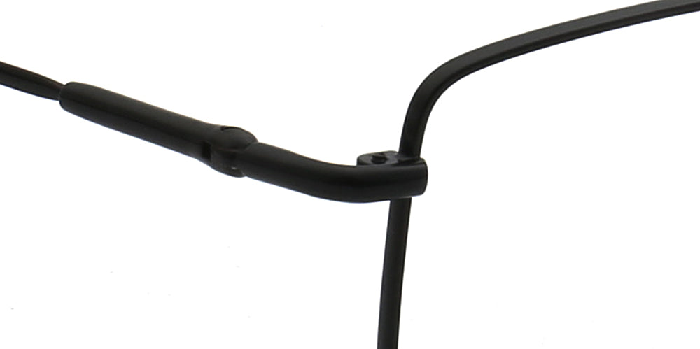 Lucas | Mens Square Flexible Memory Metal Eyeglasses | Rectangular Business Glasses Frames for Men