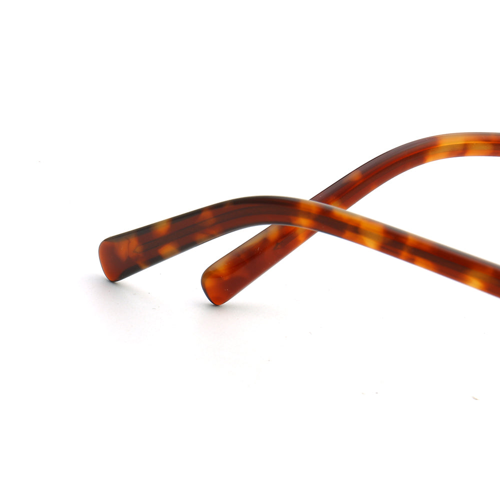 Harper | Retro Mismatch Round & Square Eyeglasses | Unique Acetate Eyeglasses w/ Tortoise Shell Design