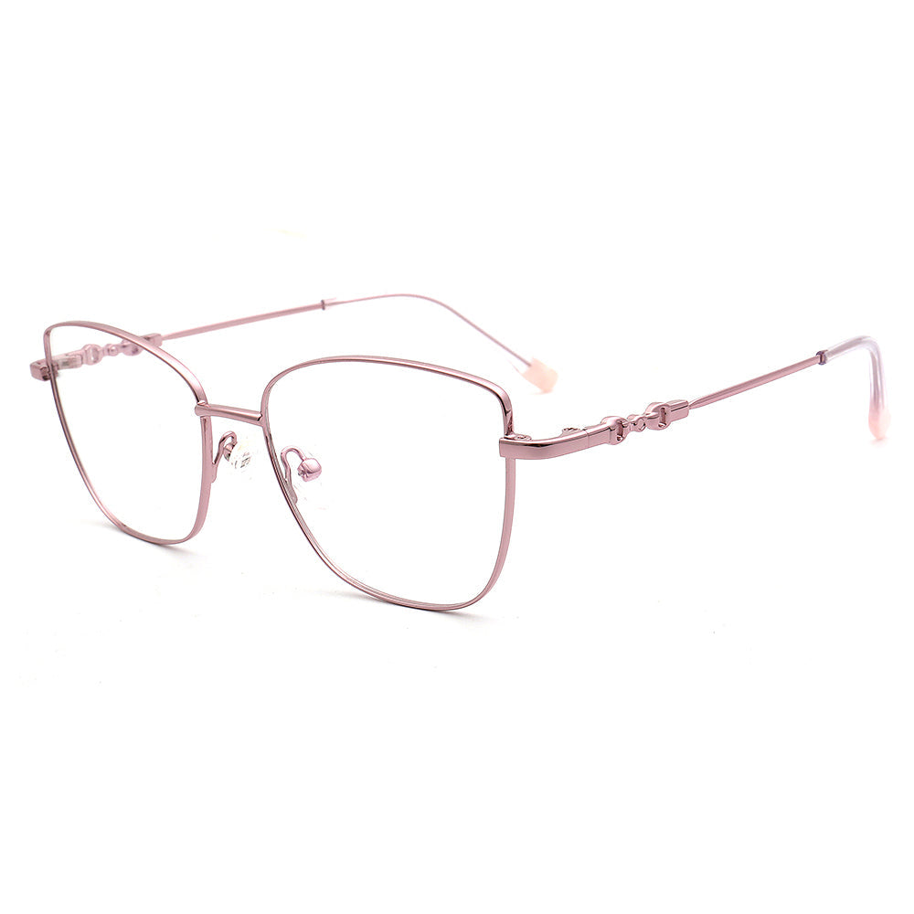 Nova | Womens Flexible Memory Metal Eyeglasses | Classic Cat Eye Glasses Frames Bendable Eyewear