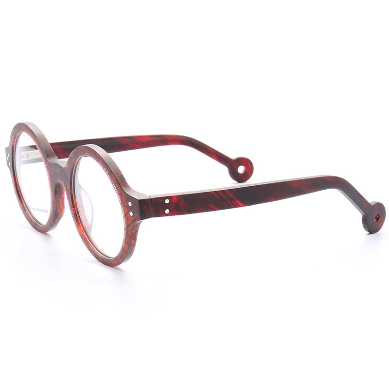 Infinite | Circular Retro Eyewear Frames For Men & Women | Colorful Two Tone Finish