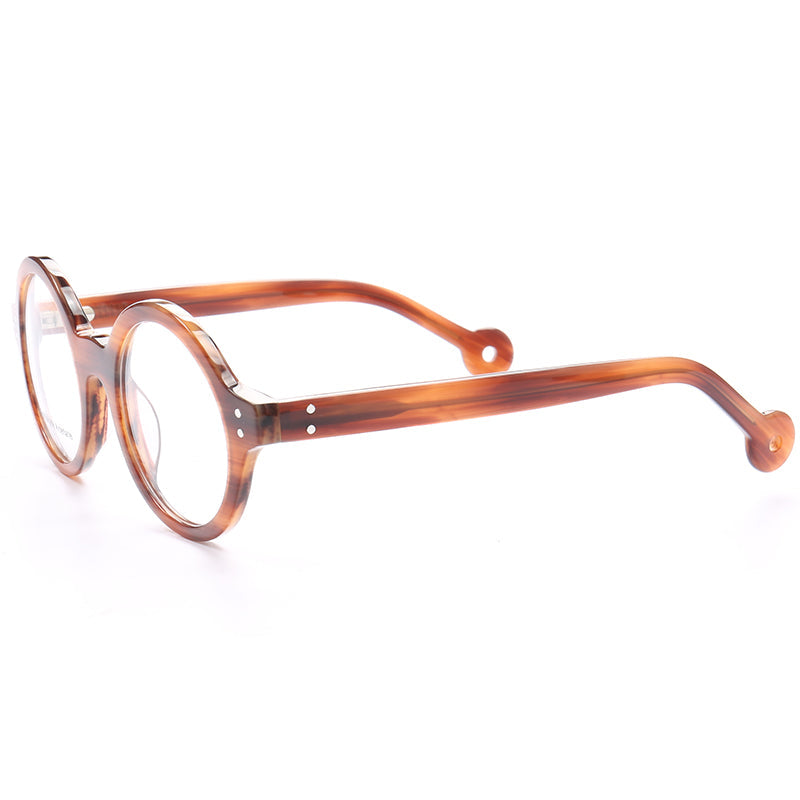 Infinite | Circular Retro Eyewear Frames For Men & Women | Colorful Two Tone Finish