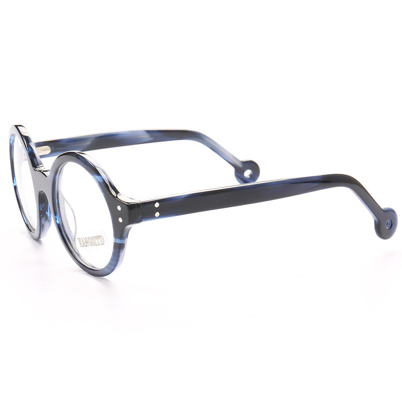 Infinite | Circular Retro Eyewear Frames For Men & Women | Colorful Two Tone Finish