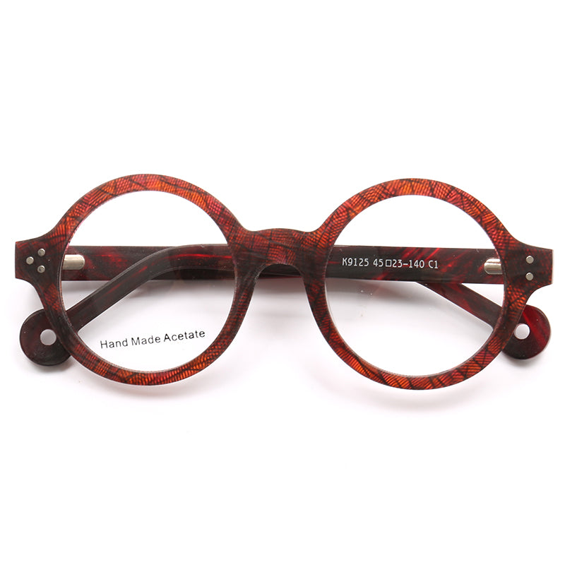 Infinite | Circular Retro Eyewear Frames For Men & Women | Colorful Two Tone Finish