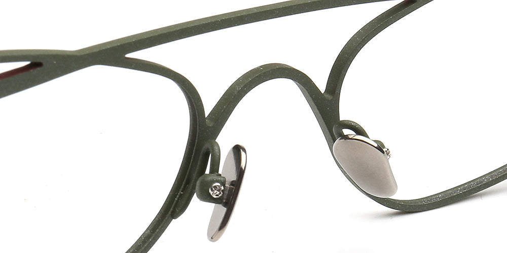 Cora | Titanium Cat Eye Glasses Frames For Women | Funky Geometric Eyewear Chic Spectacles