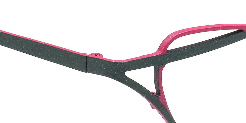 Cora | Titanium Cat Eye Glasses Frames For Women | Funky Geometric Eyewear Chic Spectacles