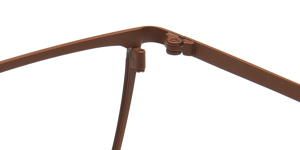 Zoey | Modern Titanium Cat Eye Glasses Frames For Women | Two Toned Female Oversize Eyewear