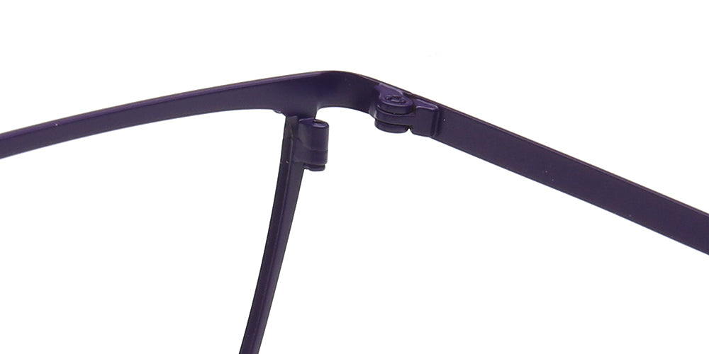 Zoey | Modern Titanium Cat Eye Glasses Frames For Women | Two Toned Female Oversize Eyewear